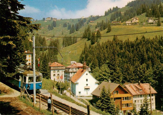 13920459 Rigi_Kloesterli mit Blick gegen Rigi Staffel und Eisenbahn