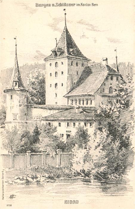 13920488 Bern_BE Dessin du château du canton de Berne