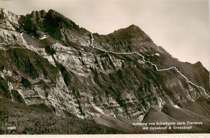 13920620 Schwaegalp_AR Aufstieg nach Tierwies mit Graukopf und Grenzkopf