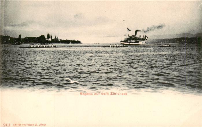 13920346 Zuerichsee_ZH Bateau à vapeur de régate