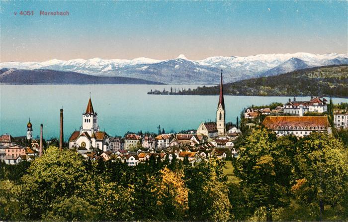 13920658 Rorschach_Bodensee_SG Vue panoramique vers les Alpes