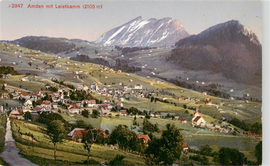 13920694 Amden_SG Panorama Blick gegen Leistkamm Stempel Militaerwache