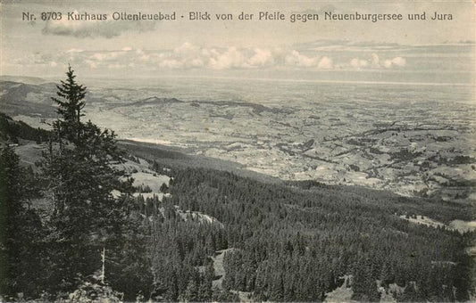 13920717 Ottenleuebad_Guggisberg_BE Panorama Blick von der Pfeife gegen Neuenbur