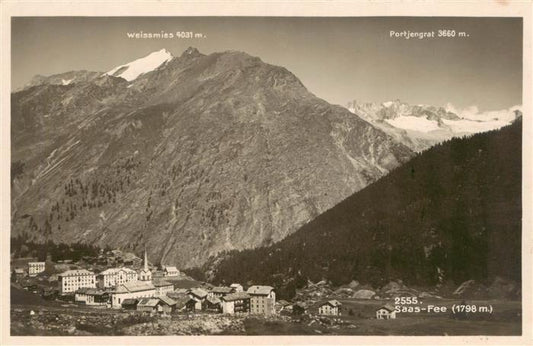 13920823 Saas-Fee_VS Panorama mit Weissmies und Portjengrat