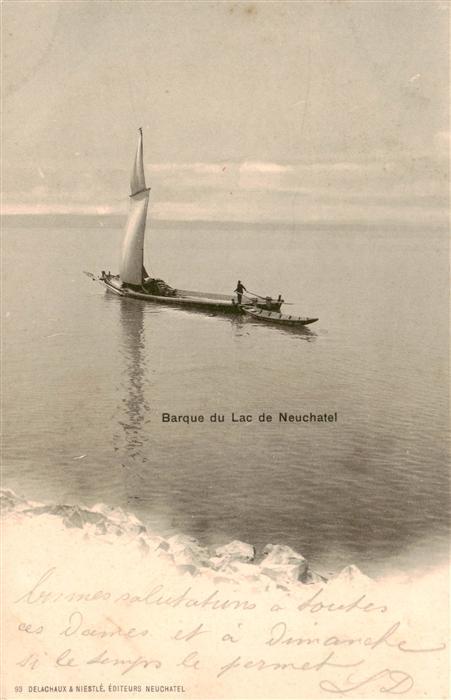 13920847 Neuchatel_NE Barque du Lac de Neuchâtel