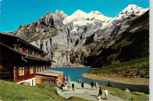 13920939 Oeschinensee_oeschinensee_1578m_BE Hotel Oeschinensee mit Bluemlisalpgr