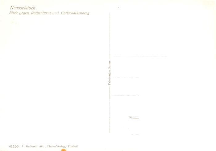 13920960 Nuesellstock Blick auf Rothenturm und Gottschalkenberg