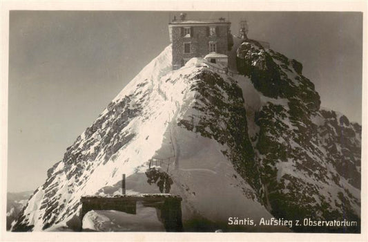 13920786 Saentis_2504m_AR Aufstieg zum Observatorium