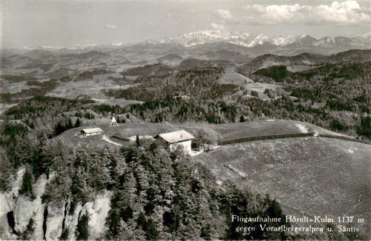 13926425 Steg_Toesstal_ZH Gasthaus Hoernli Kulm mit Vorarlbergeralpen und Saenti