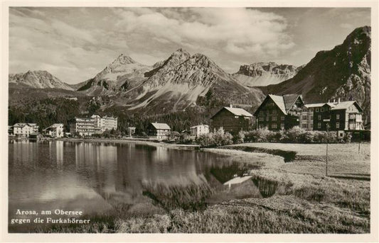 13926435 Arosa_GR sur l'Obersee contre les Furkahoerner