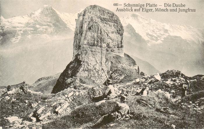 13926486 Schynige-Platte_Schynigeplatte_2100m_BE Die Daube Ausblick auf Eiger Mo