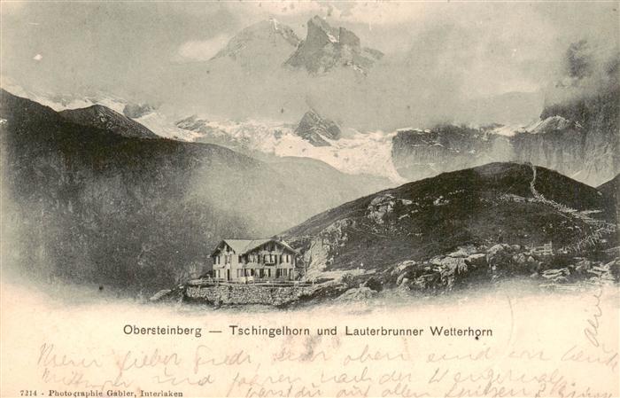 13926490 Obersteinberg_Stechelberg_BE Tschingelhorn und Lauterbrunner Wetterhorn