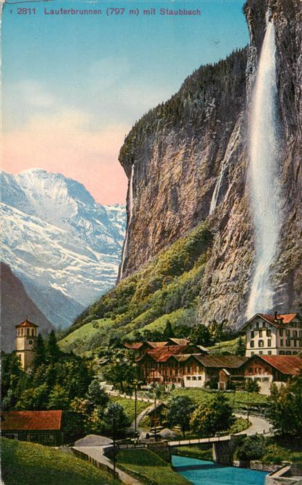 13926569 Lauterbrunnen_BE avec cascade du Staubbach