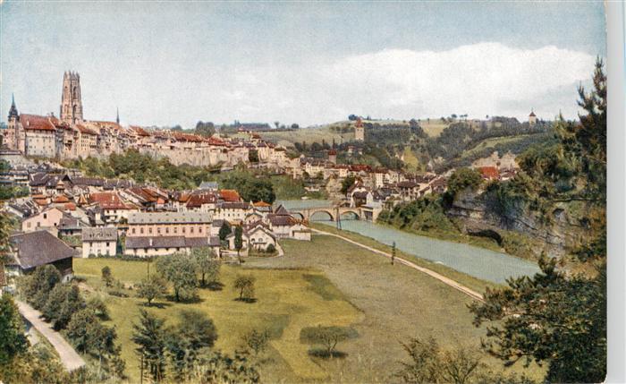 13931468 Fribourg__FR Vue générale et la Neuveville