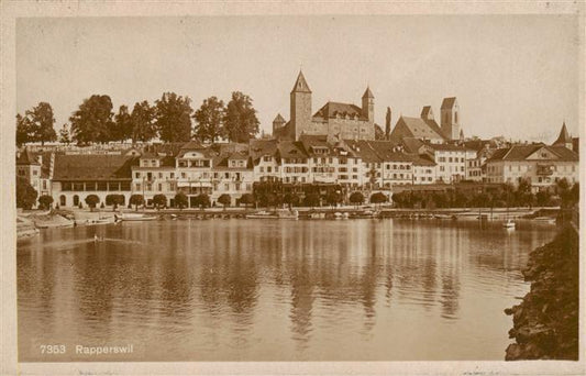 13931476 Rapperswil_BE Ansicht vom Zuerichsee aus