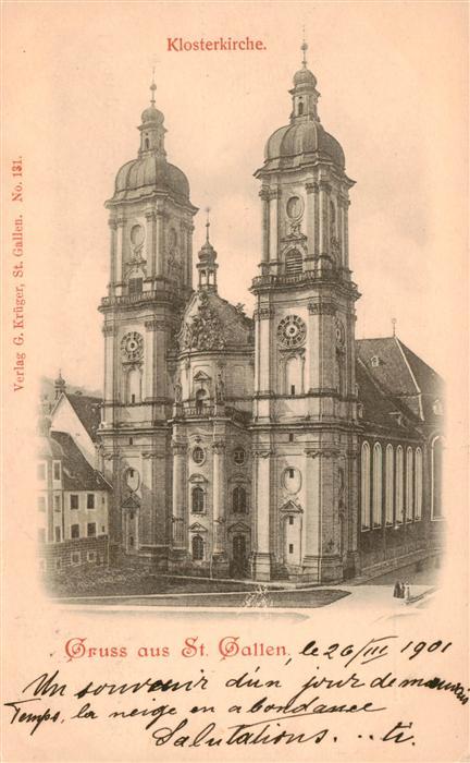 13948236 St_Gallen_SG Klosterkirche G.Krueger Nr 131