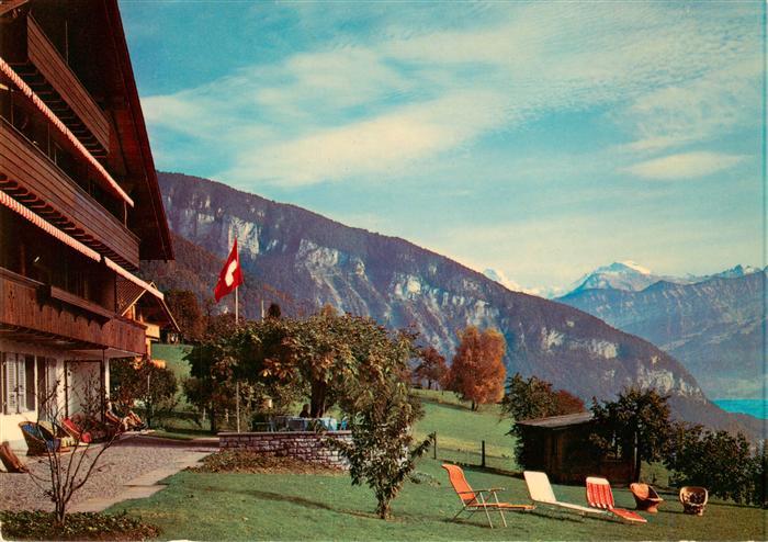 13942340 Sigriswil_BE Hotel Pension Stettler am Thunersee Alpenpanorama