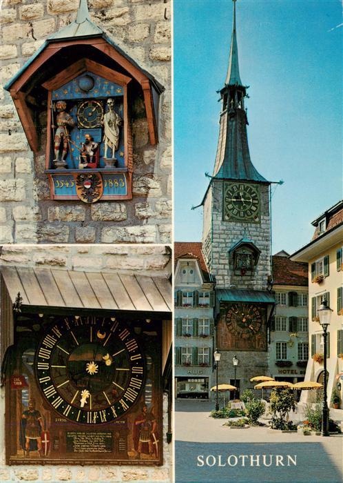 13942347 Solothurn_Soleure_SO Tour de l'horloge avec horloge astronomique