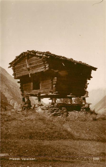 13943749 Valais_Wallis_Kanton Mazot Valaisan