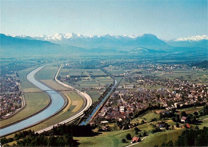 13944777 Heerbrugg_SG Widnau und Au Rheintal mit Vorarlberg Alpenpanorama