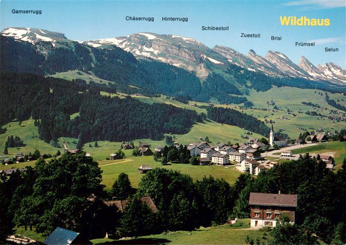 13945035 Wildhaus__SG Panorama Blick gegen Churfirsten