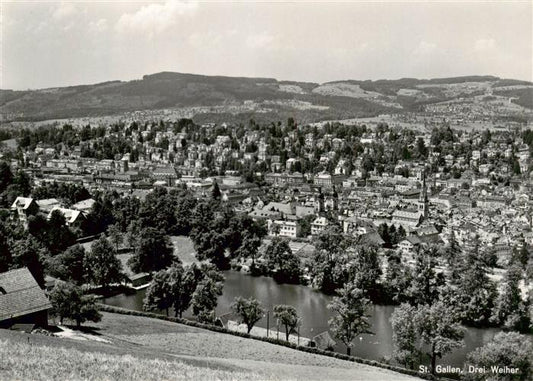 13945434 St_Gallen_SG Panorama Drei Weiher