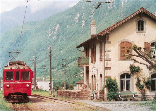 13945453 San_Vittore_GR Motrice BDe 4/4 no. 491 Eisenbahn