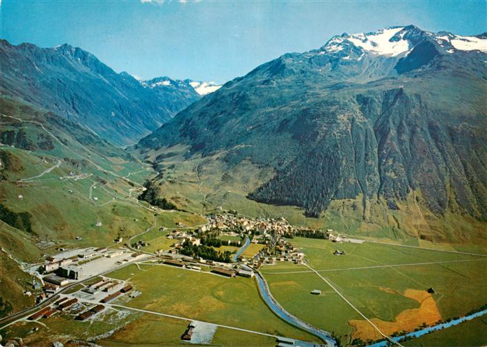 13945465 Andermatt_UR Panorama Blick gegen Oberalppass und Gemsstock