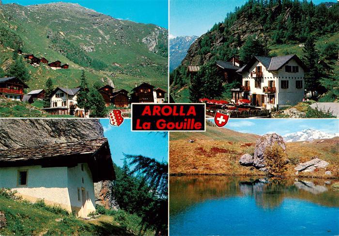 13945475 Arolla_VS Teilansichten Hotel Restaurant La Gouille Bergsee