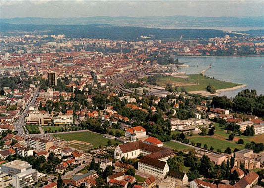 13945649 Kreuzlingen_TG et Constance au premier plan, église du monastère et séminaire