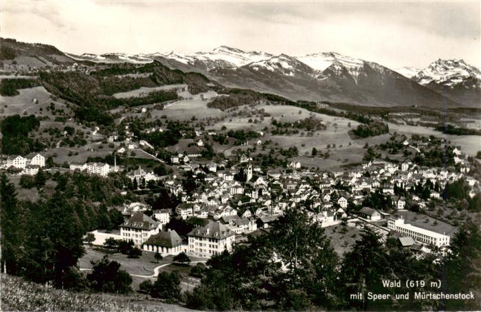 13949147 Wald__ZH Panorama Blick gegen Speer und Muertschenstock