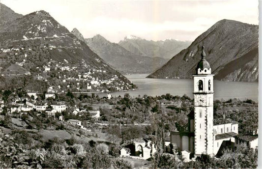 13949466 Gentilino_TI Chiesa di S. Abbondio Lago di Lugano Alpi