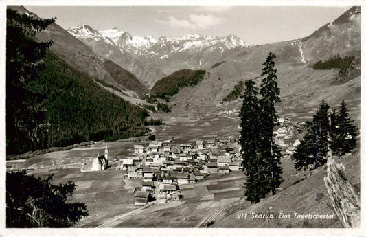 13949751 Sedrun Panorama Tavetschertal Alpen