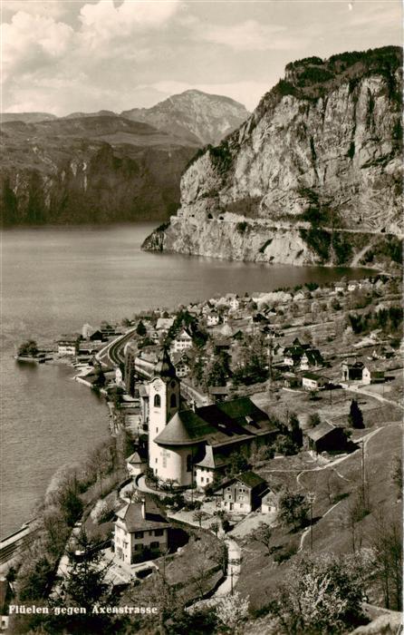 13949752 Flueelen_Vierwaldstaettersee_UR Panorama Axenstrasse Alpen