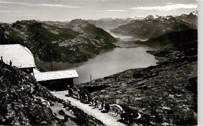 13949865 Niesen-Kulm_2362m_BE Station Niesenkulm mit Blick auf Thurner und Brien