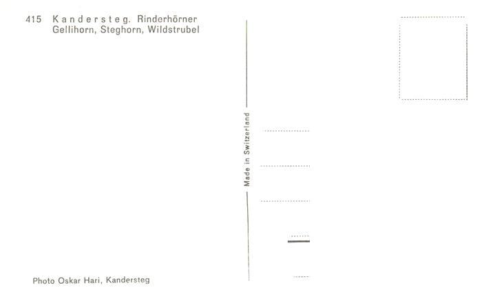 13949876 Kandersteg_BE Rinderhoerner Gellihorn Steghorn Wildstrubel