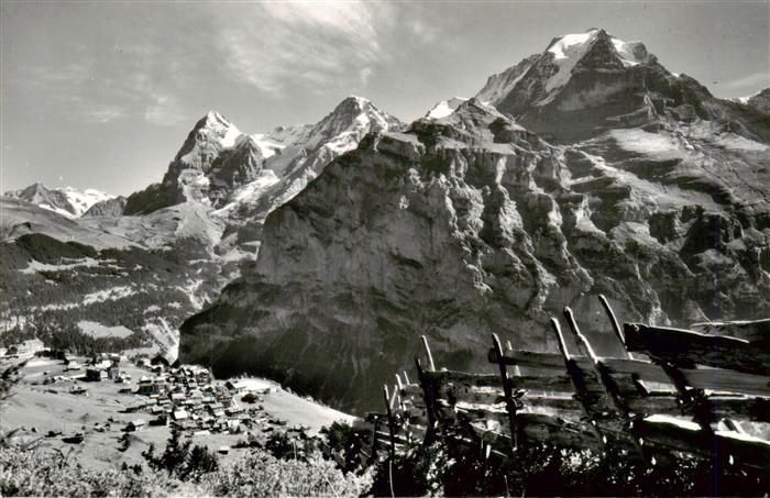 13950272 Muerren_BE Wetterhoerner Eiger Moench Jungfrau