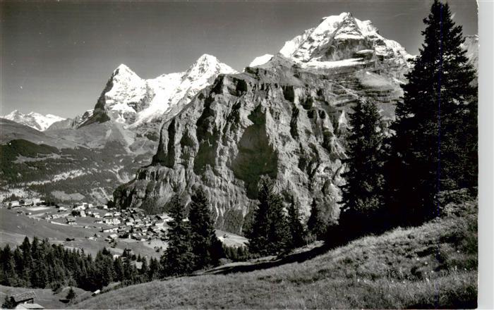 13950276 Muerren_BE Wetterhoerner Eiger Moench Jungfrau