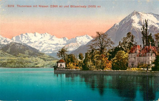 13950303 Thunersee_BE mit Niesen und Blueemlisalp