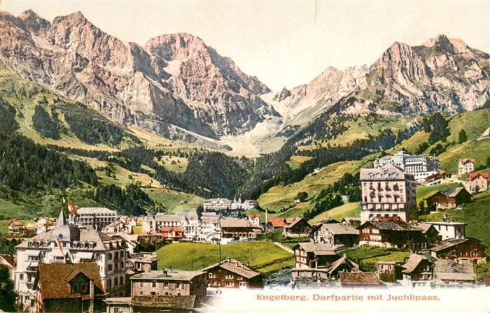 13950318 Engelberg__OW Dorfpartie mit Juchlipass