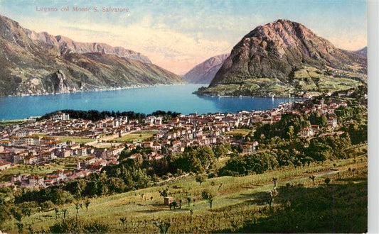 13950405 Lugano_Lago_di_Lugano_TI avec Mont San Salvatore