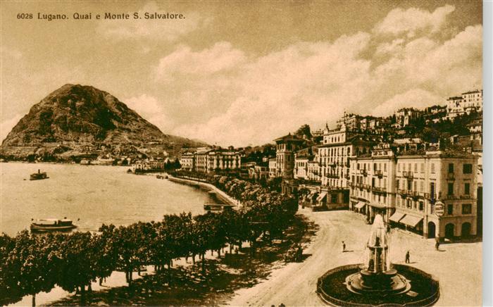 13950446 Lugano_Lago_di_Lugano_TI Quai et Monte San Salvatore