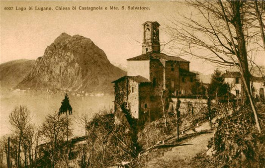 13950666 Castagnola_Lago_di_Lugano Église de Castagnola et Monte San Salvatore