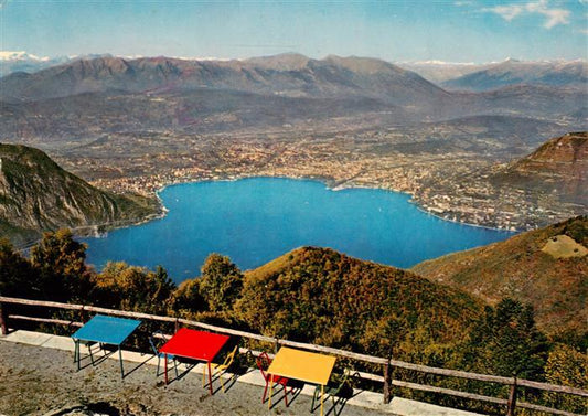 13950775 Lugano_Lago_di_Lugano_TI Panorama avec San Salvatore et Monte Bre