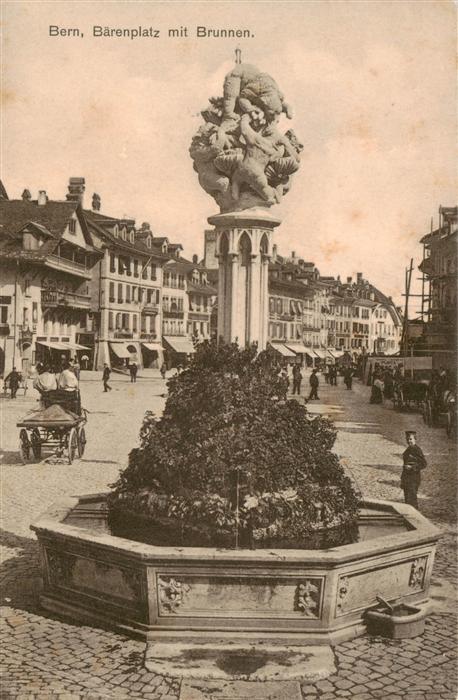 13949999 Bern_BE Baerenplatz avec fontaine