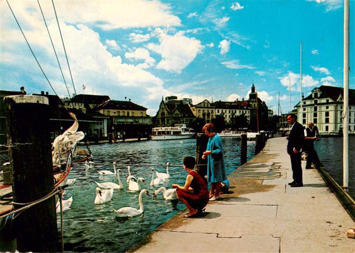 13957670 Rorschach_Bodensee_SG Zone portuaire avec l'hôtel Anker et Kornhaus