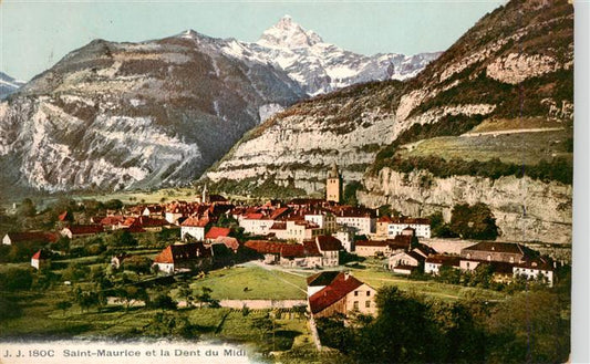 13960455 Saint_Maurice_VS et la Dent du Midi