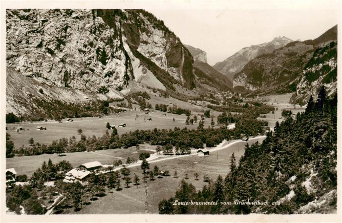 13960468 Lauterbrunnental Blick vom Truemmelbach