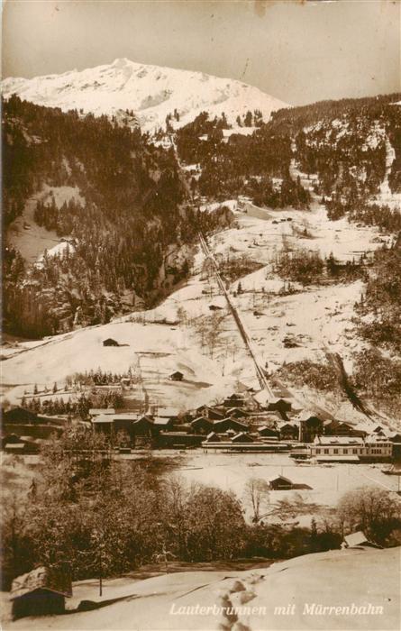 13960484 Lauterbrunnen_BE mit Muerrenbahn