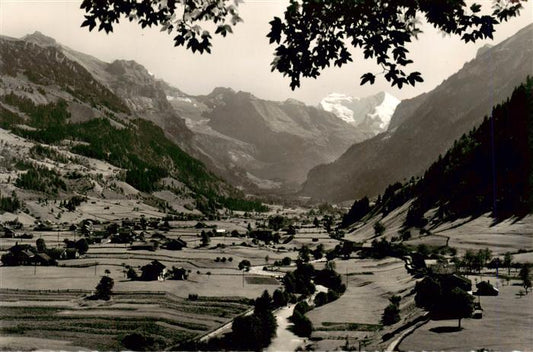 13960485 Tellenburg_Frutigen_BE Blick von der Tellenburg ins Kandertal Zahlersho